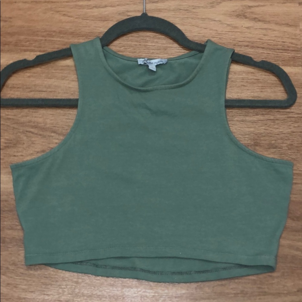 Charlotte Russe Cropped Tank